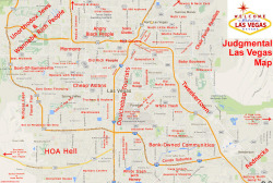 lasvegaslocally:  The Infamous Las Vegas Judgmental Map #1 = always good for some LOLz.  I live with the Old Mafia Bosses. Funny part is one used to live around the corner when I was in high school.
