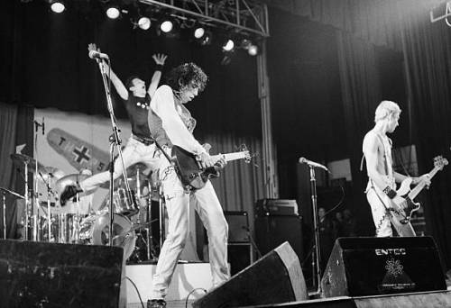 The Clash Performing At The Apollo Manchester On The Clash Out On Parole Tour , Ardwick Green , Manchester