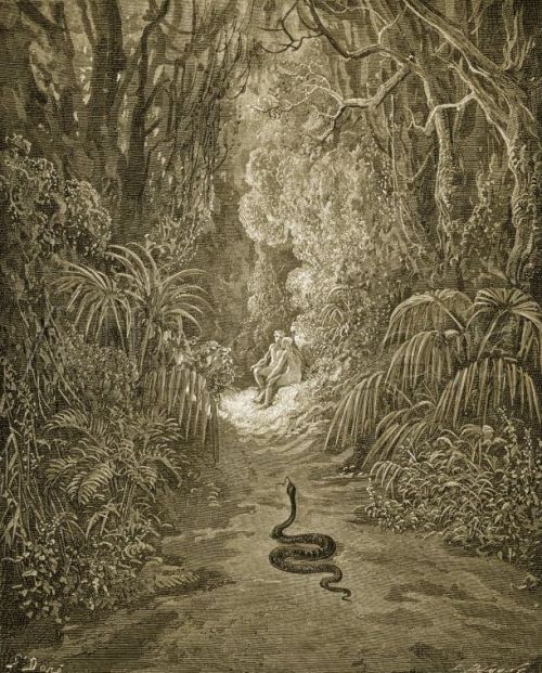 pythox: Satan as a Serpent Enters ParadiseGustave Doré