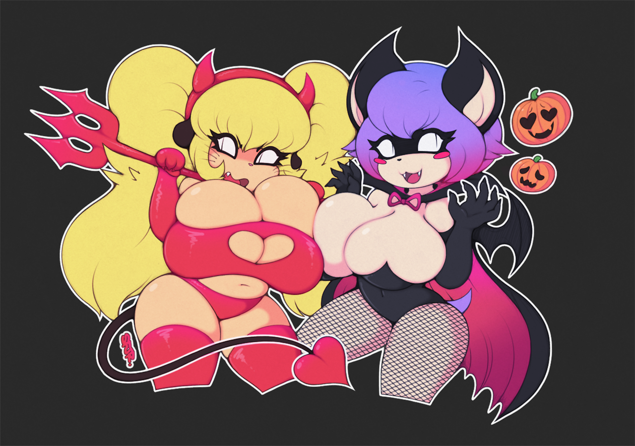 the-tiffy-titty-committee:   ~ Little Devil ~ Tiffy x Nicky Halloween special! Funded