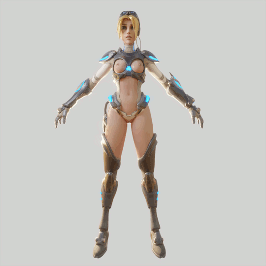 meltrib:  A rather big model release- Nova Widowmaker, nude, with MeltRig!The tutorial above is also included in the file itself.Some features of this model and my rig:IK HipsBoob/Butt/Hair physics, with collisionsEasy facial controlsHead and Eyes look