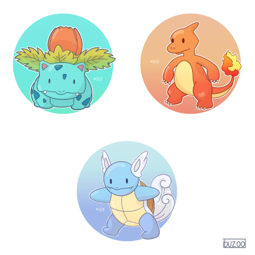 Second evolution line of the Kanto starters! Which one was your favourite?