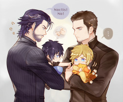 Juvenile-Reactor: Royal Play Date! Baby Prom Thought Baby Noct’s Gonna Take His