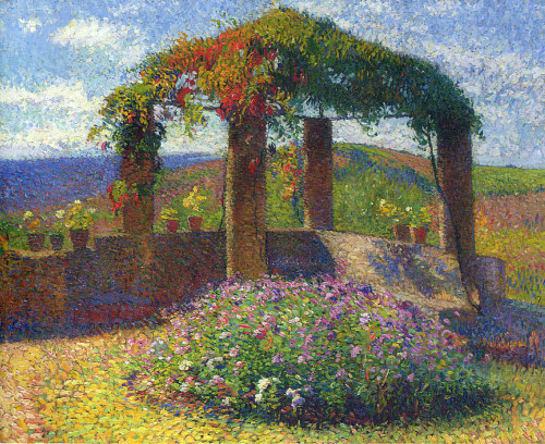 Painting of the Day | 02.11.2016The Gloriette by Henri Martin