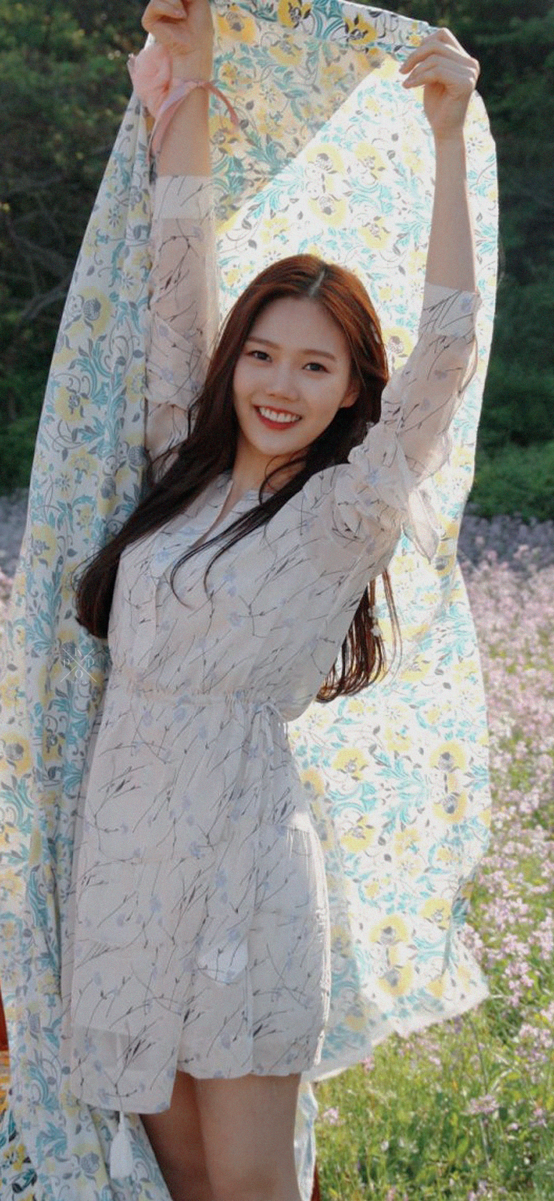 kpop locks — oh my girl; windy day era hyojung, jiho,