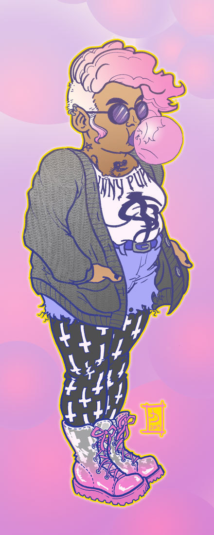 spidersaurus:  Character design for another comic idea I have. Maybe I will actually
