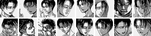 sistersakagami:  erensjaegerbombs:  Levi Ackerman + Isayama’s art improvement∟Chapters 9.5-81  いい顔してるなぁ君は本当に 