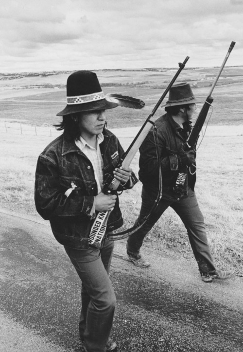 fnhfal:American Indian Movement, Wounded Knee, South Dakota,1973