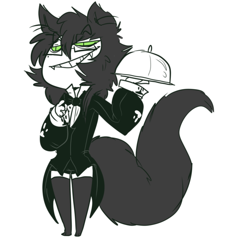 mayadile:  alluringcrest:  mayadile:   Who wants this trash as their kitty butler