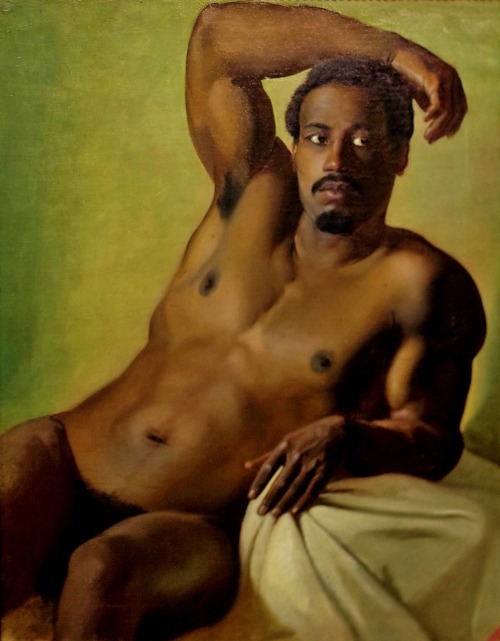  A Nubian Male Nude. 19th.century. The Continental