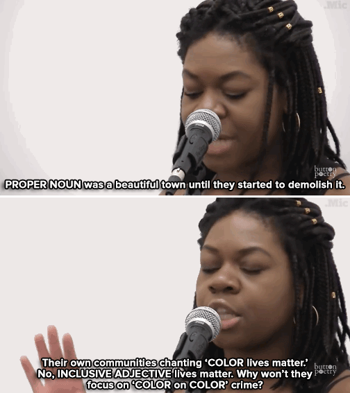 micdotcom:Watch: Poet Charlotte Abotsi continues “Fill in the blanks for this