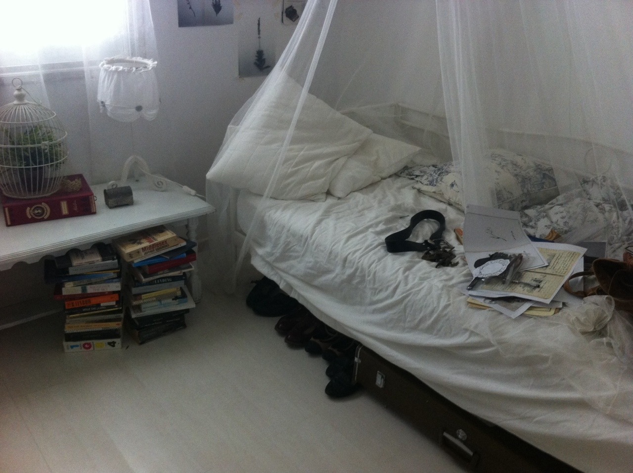 apothecium:  My bedroom (on a very, very tidy day). People always call it the junk-yard