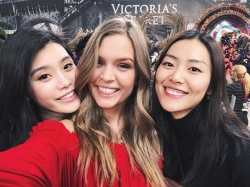 myfavoritevs: Ming, Josephine &amp; Liu, Victoria’s Secret Fashion Show, Paris 2016