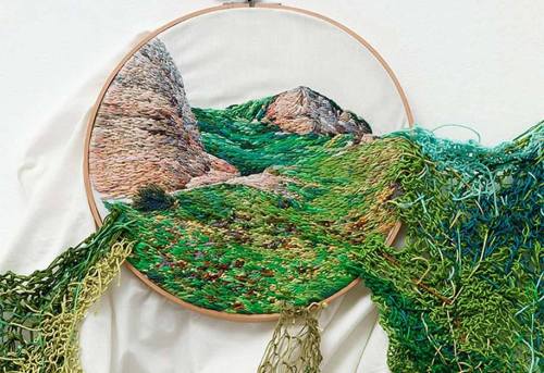 lazypacific:embroidery art by Ana Teresa Barboza