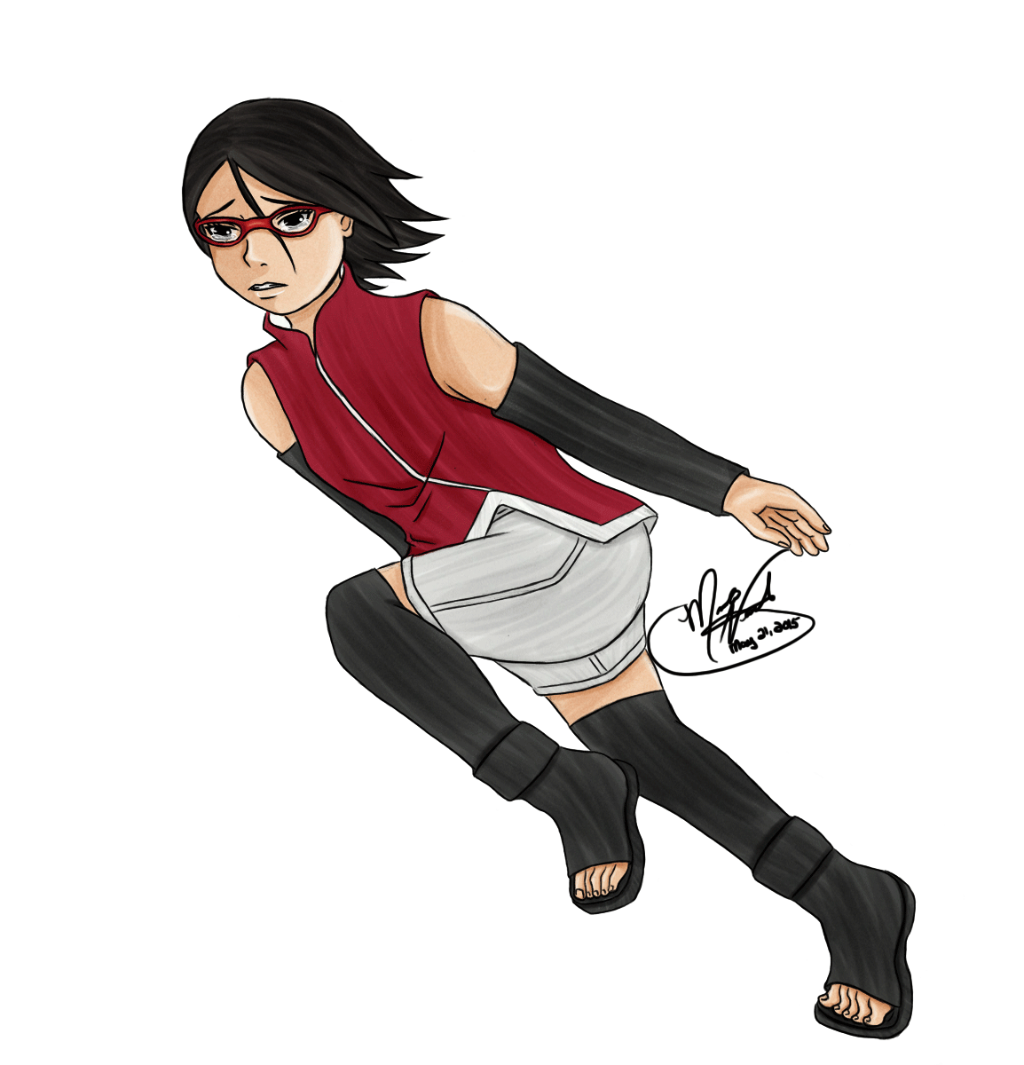 uchihasasss:  Some more of my art… Pieces of mine that I’m proud of. I just