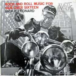 excitingsounds:  jack-e-leonard-rock-and-roll-music-for-kids-over-sixteen on Flickr. Jack E. Leonard - Rock And Roll Music For Kids Over Sixteen, RCA Vik LX-1080, mono [1956] 