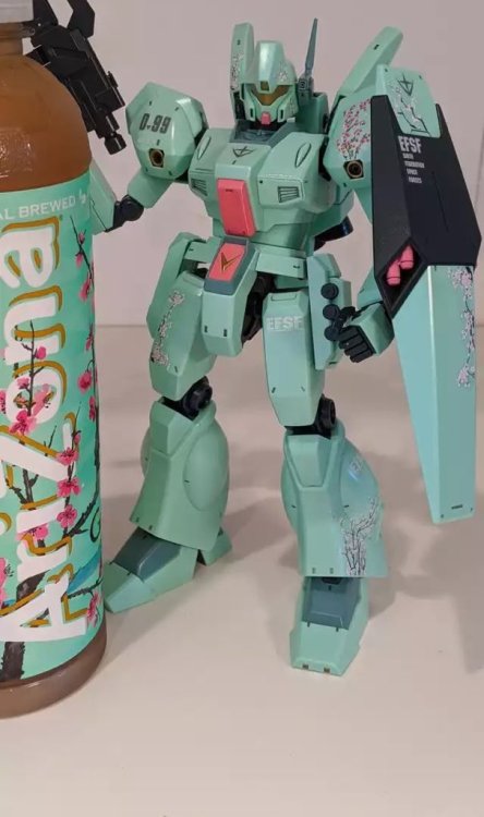 arizona green tea RGM-89 jegan gundam by raoulxb