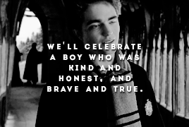Remember That, And Cedric Diggory Will Not Have Died In Vain.