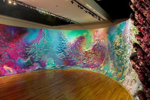 itscolossal:Rugged Multi-Color Paintings by Dylan Gebbia-Richards Mirror the Textures of Molten Rock
