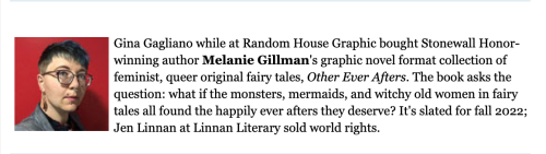 SOME BIG NEWS: there’s finally going to be a book collection of my queer fairy tale comics!  Featuri