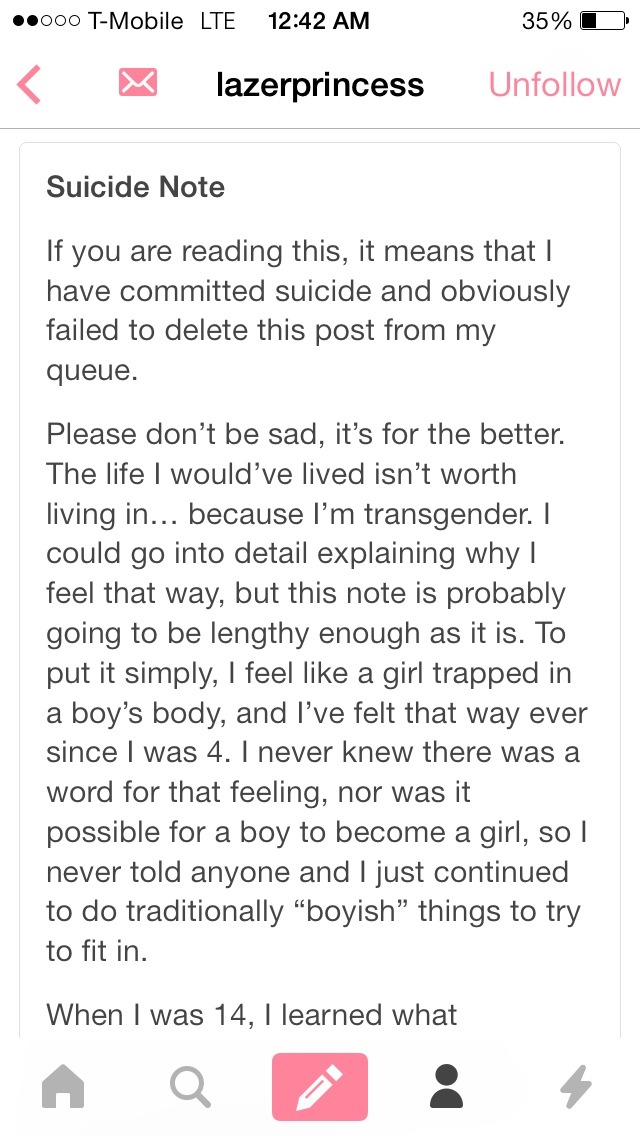 blissfulmuse:  This is so fucking important.  Her mom intends to remove her suicide