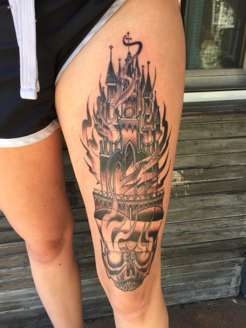 fuckyeahtattoos:  Done by Isaac Velasco at Delicious Ink in Rockford Illinois