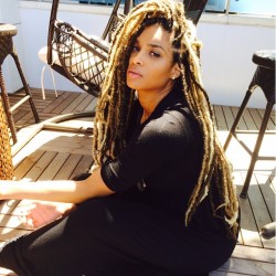 childgeeky:  aihsenrad:  trillqxeen:  thoughtsofablackgirl:  Ciara with faux locs Yay or Nay?  Yaaayyyyyyyy  Cute!!!!  O m g 