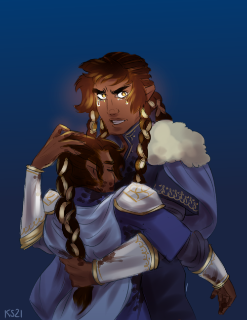 Sing, Muse, of the wrath of Fingon Fingolfin’s son…My entry for @arlenianchronicles DTIYS! Th
