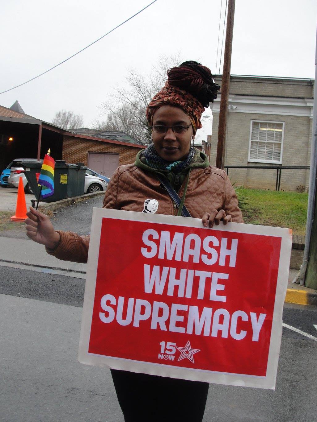 fuckyeahmarxismleninism:  Lexington, Virginia: Say no to hate, yes to unity &amp;