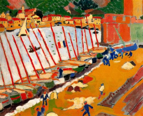 andre-derain: The Port of Collioure, 1905, Andre DerainMedium: oil,canvashttps://www.wikiart.org/en/