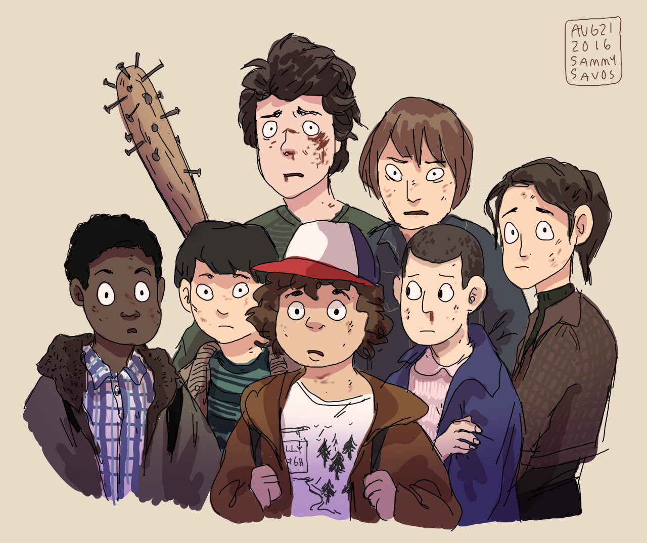 hamotzi:  stranger kids