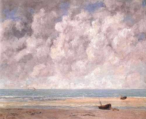 artist-courbet: The Calm Sea, Gustave Courbet Medium: oil,canvashttps://www.wikiart.org/en/gustave-courbet/the-calm-sea-1869 