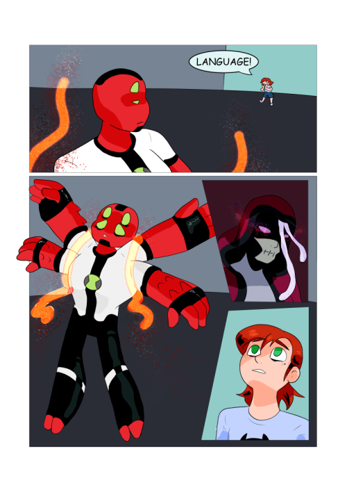 First nine pages of my fan comic. All 16 pages of update 1 are here: ben10fileomni.thecomicse