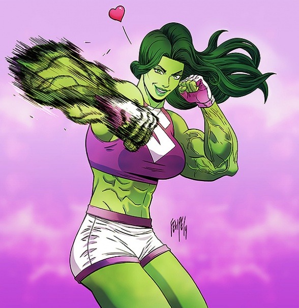 felipesmithart:  ink-imp-sketch:  elrincondekaisermilan:  She-Hulk by Felipe Smith