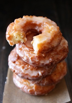 do-not-touch-my-food:  Sour Cream Doughnuts