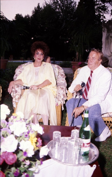 Good old friends: Elizabeth Taylor & Franco Zeffirelli