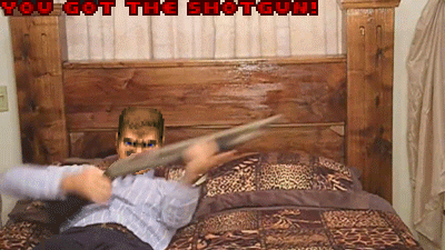 the-goddamn-doomguy:  How I wake up every morning. (original gif) 