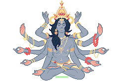 oceanking:  Kali, Hindu Goddess of time,