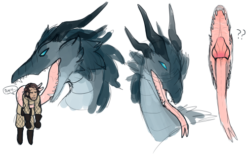 i actually drew the second pic BEFORE the first pic, but y’know. just desperately needed dragon byle