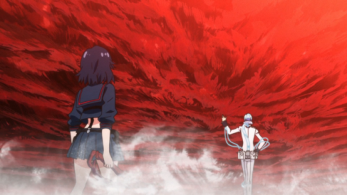 marshmallowgoop:  The three Kill la Kill raw in-between frames I got at Anime Expo!   Every frame yo
