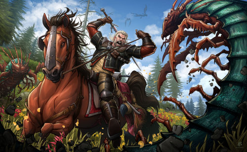 The Witcher Wild Hunt: Blood and Wine by PatrickBrown 