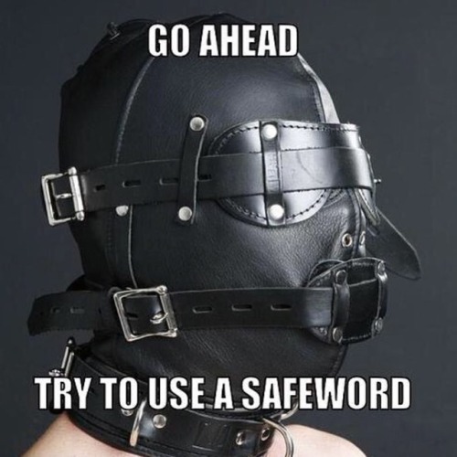 torturesadist: As soon as I put the locks on, no one else will ever hear a safeword either.