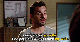 pambeeslys: Nick + referring to JessWe had a little “will they/won’t they.”