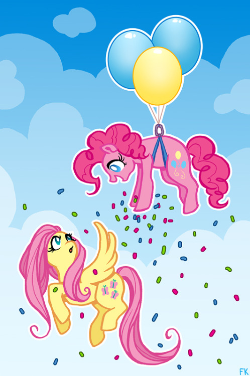 bronyatheart:  Pinkie Fluttershy by Malliya  <3