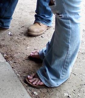 Sex Feet on the streets pictures