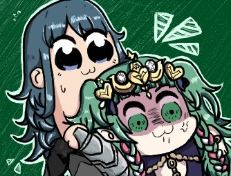 smol-aqua: oh look, posting somewhat consecutively, how fun.  I drew Byleth and Sothis in Pop T