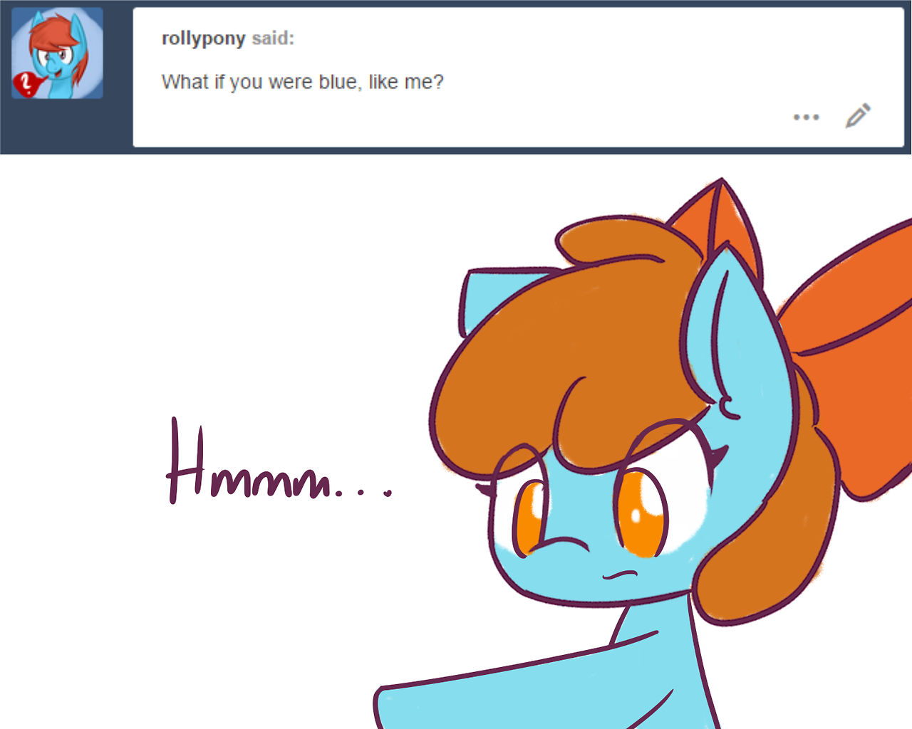 asklittleapplebloom: asklittleapplebloom:  AppleBloom answers RANDOM QUESTIONS (Part