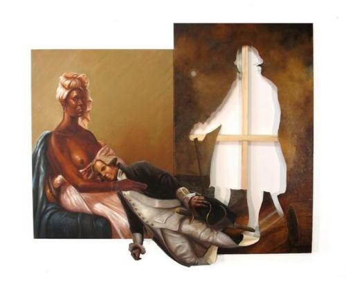 archatlas: The Art of Titus Kaphar Titus Kaphar was born in 1976 in Kalamazoo, Michigan. He currentl