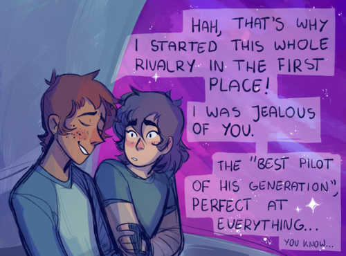 lavenderdreamer13:hi, can I get some more of uhhhhh mutual comfort Klance in season 4?