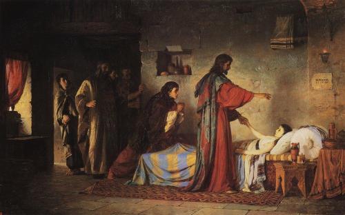 greluc:Resurrection of Jairus’ daughter by Vasiliy Polenov c.1871